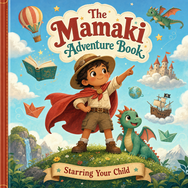 The Mamaki Adventure Book — personalized children's storybook cover